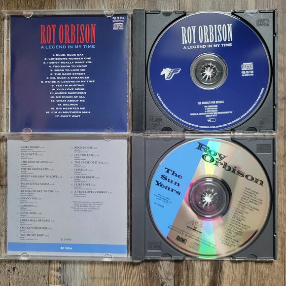 Roy Orbison 4 CDs Legend in My Time, Sun Years, Mystery Girl, For The Lonely VG+ - Picture 3 of 11